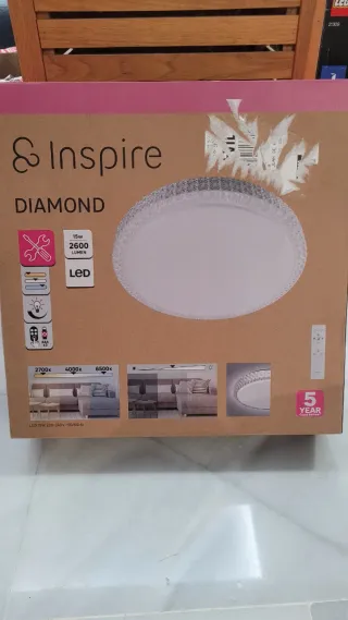 Plafón LED Inspire Diamond 15W 2600 Lúmenes