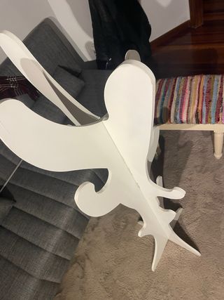 Perchero desmontable blanco