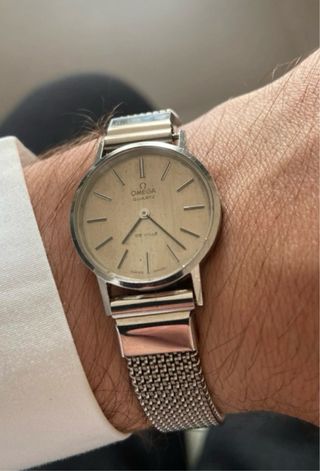Omega De Ville Vintage Cuarzo Beige