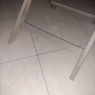 Mesa redonda madera exterior plegable