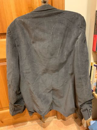 Chaqueta Vintage Pana Gris