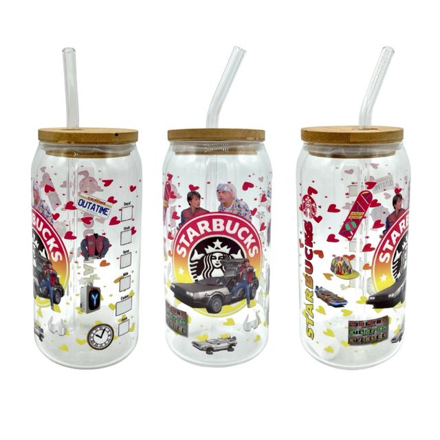 Bicchiere in cristallo Starbucks x Ritorno al futuro