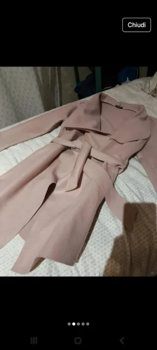 Cappotto rosa Pittarello