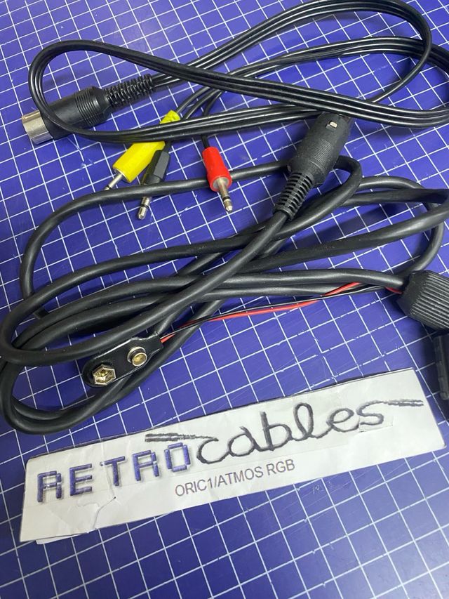 Cavo RGB Oric Atmos + cassetta