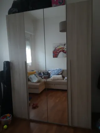 Armadio 4 ante con specchio