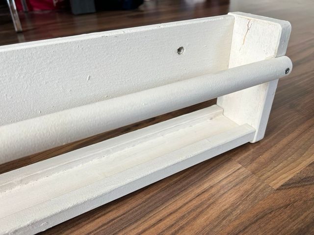Estantería Ikea Flisat Madera pintada de blanco