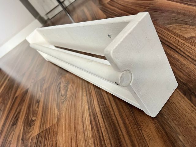 Estantería Ikea Flisat Madera pintada de blanco