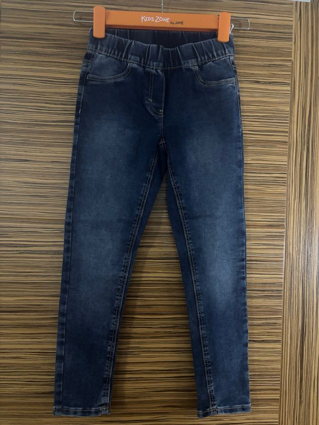 Pantalón vaquero elástico niña