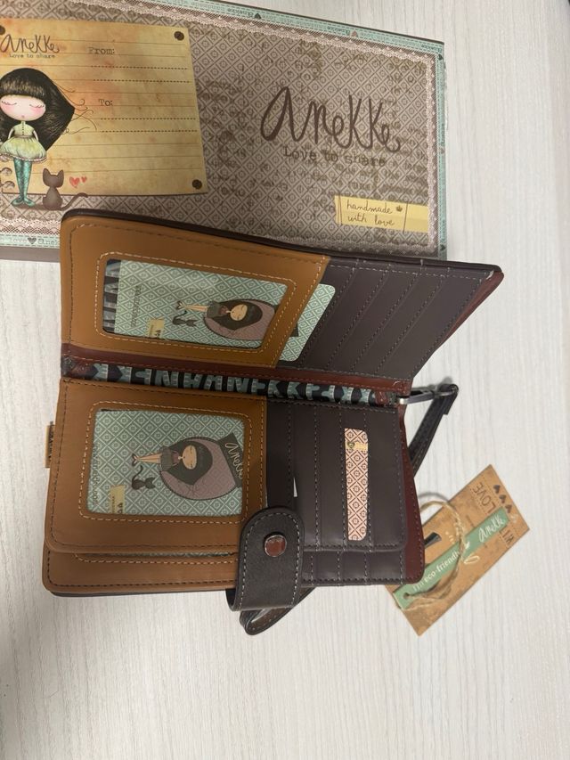 Cartera Anekke Marrón