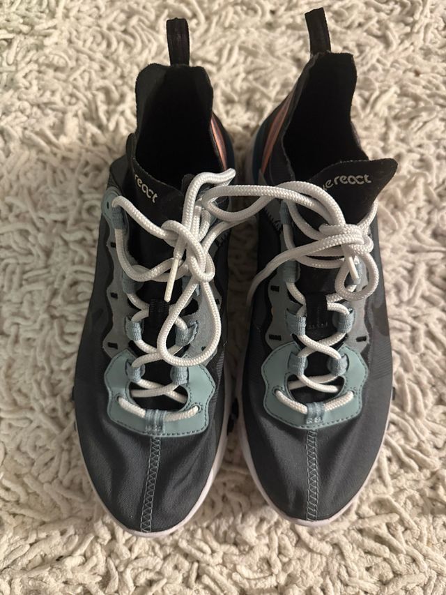 Nike React Element 55 Hombre Gris