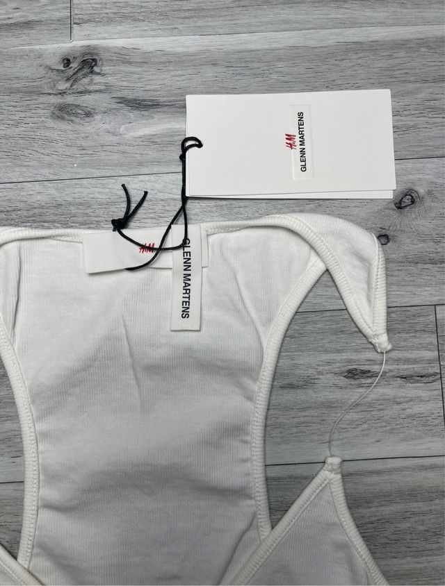 Glenn Martens x H&M Top Blanco