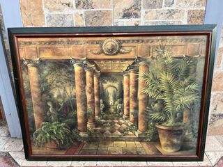 Coppia di quadri paesaggistici