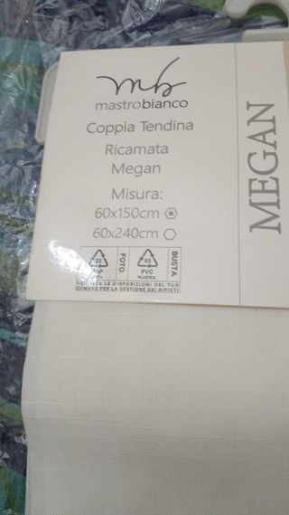 Coppia Tende Ricamate Megan Mastrobianco