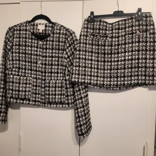 Conjunto Chaqueta y Falda tweed