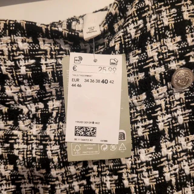 Conjunto Chaqueta y Falda tweed