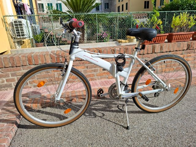 Bicicletta Pininfarina bianca