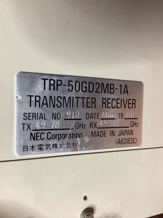 NEC Pasolink 50 Transmisor Receptor - Sin probar