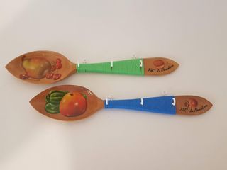 NUOVO Appendino per cucchiai in legno