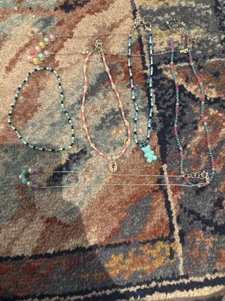 Pulseras de arcilla polimérica y abalorios