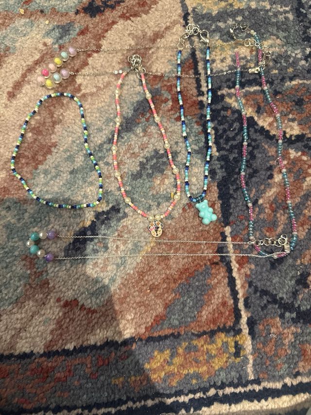 Pulseras de arcilla polimérica y abalorios