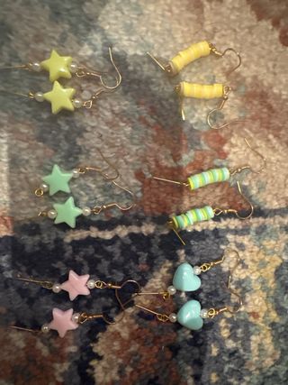 Pulseras de arcilla polimérica y abalorios