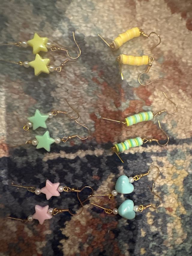 Pulseras de arcilla polimérica y abalorios