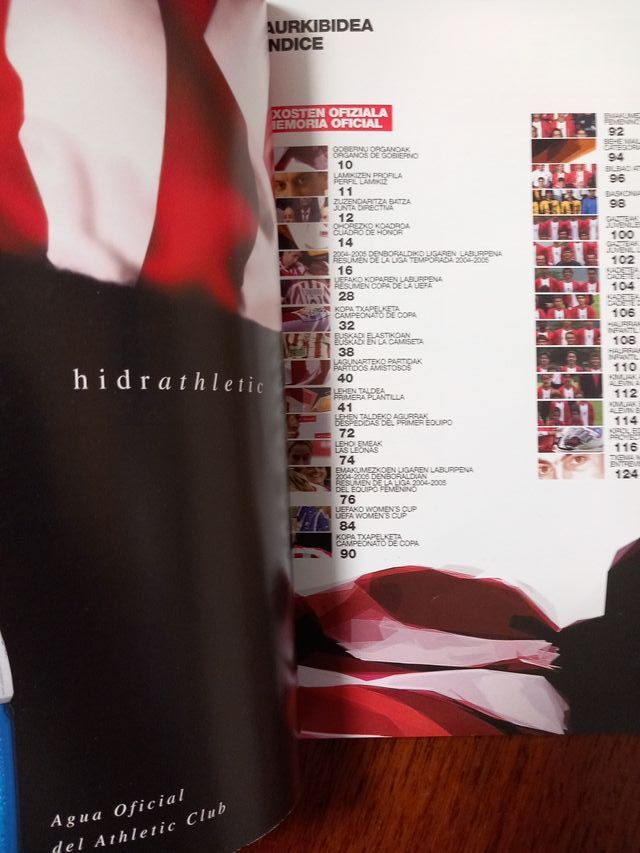 ATHLETIC CLUB, memoria oficial 2004- 2005