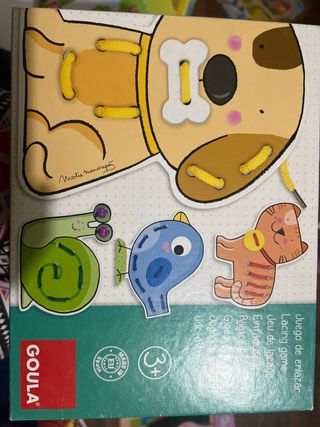 Juego de ensartar Goula animales