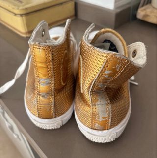 Converse Doradas Animal Print