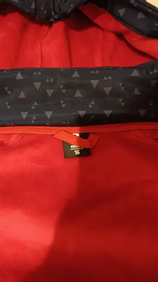 Chubasquero con forro polar TALLA 16