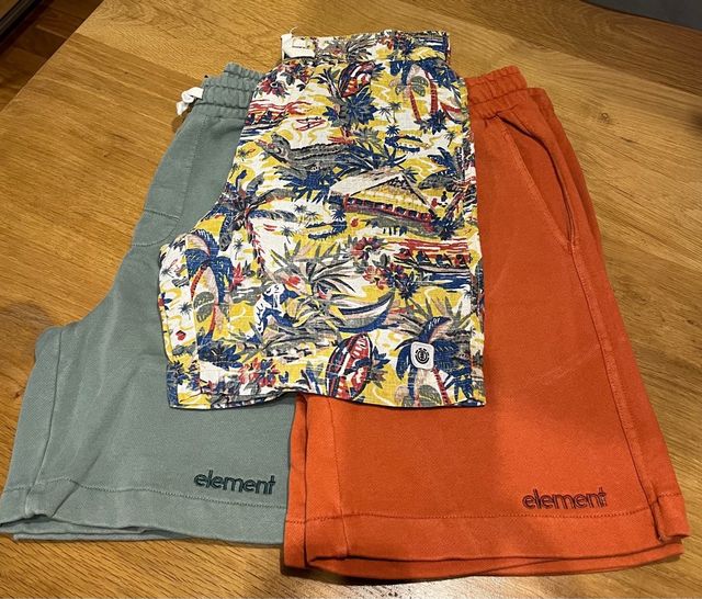 Lote 3 bermudas Element Talla 10