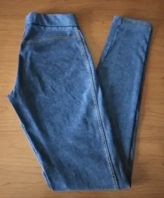 Leggings Azules Efecto Denim 