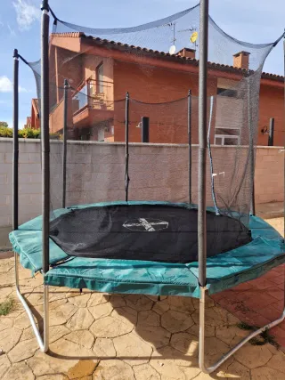 Cama Elástica con Red de Seguridad