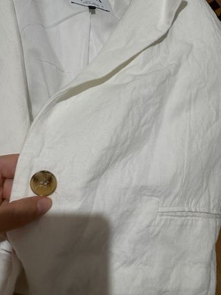 Chaqueta corta blanca
