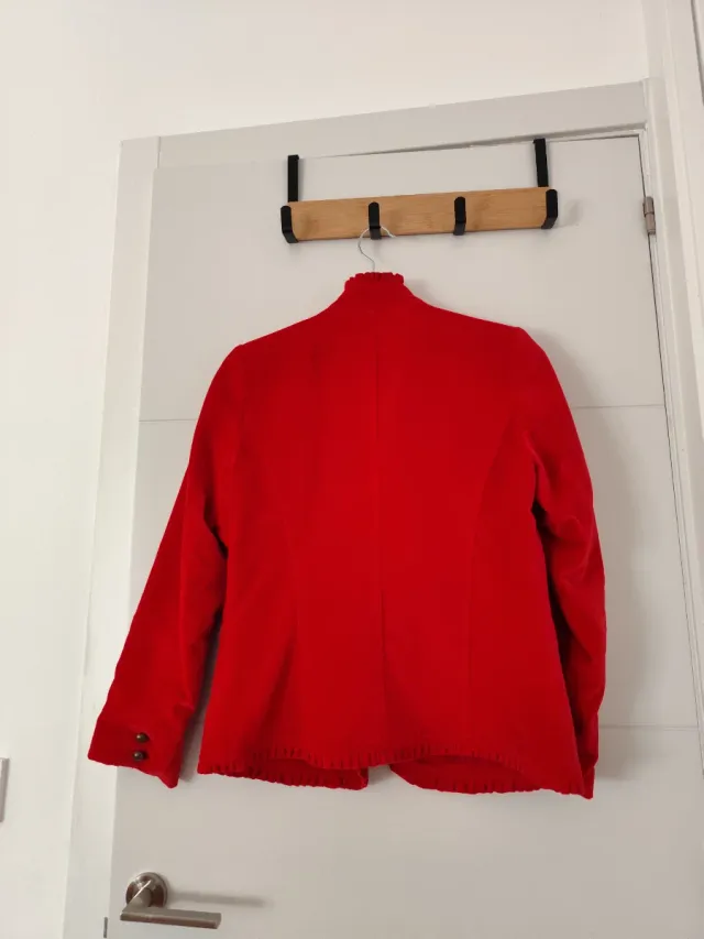 Chaqueta Terciopelo Roja