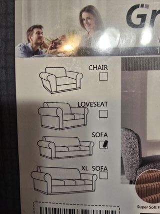 Capa Cinza para Sofá