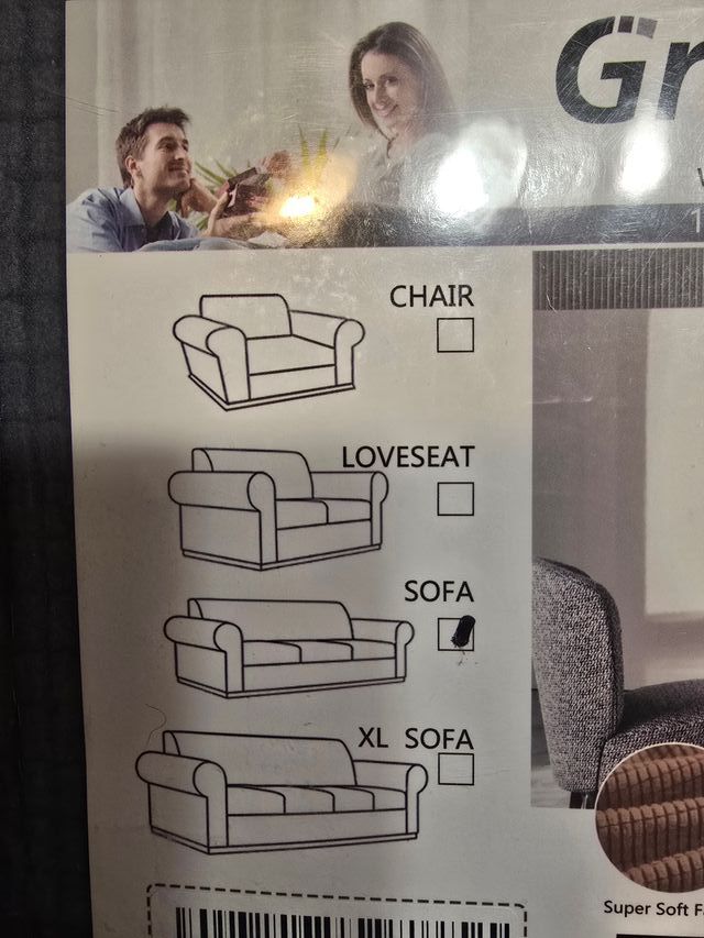 Capa Cinza para Sofá