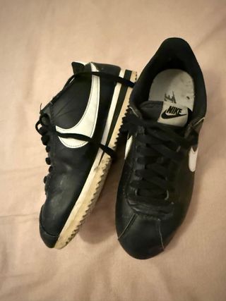 Nike Classic Cortez Leather Black Wmns