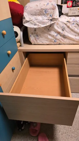 Cama nido con cajones