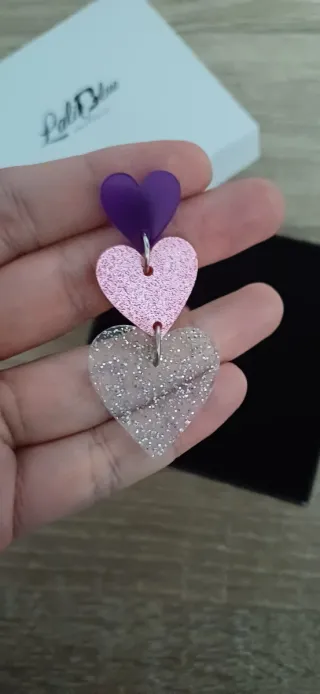 Pendientes Corazones Laliblue