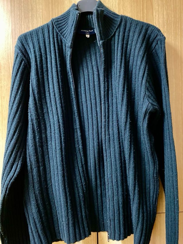 Cardigan NIAMAMAN zip collo alto Uomo M