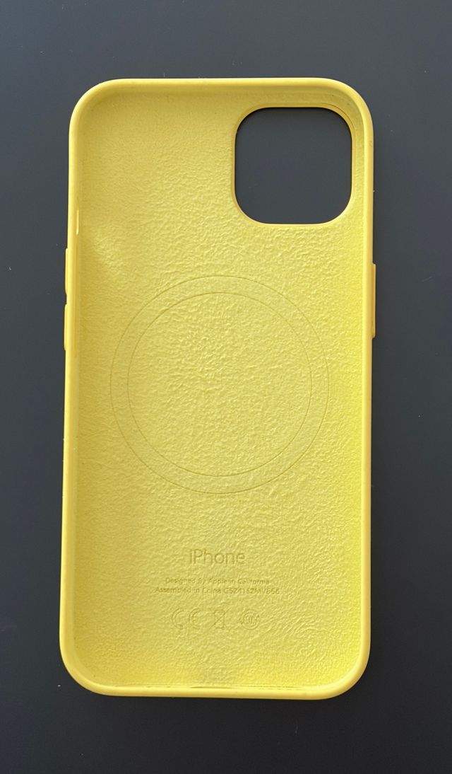 Custodia originale Apple per iPhone 11 giallo limone