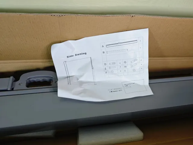 Toldo Lateral Pantalla Retráctil 163x300 NUEVO