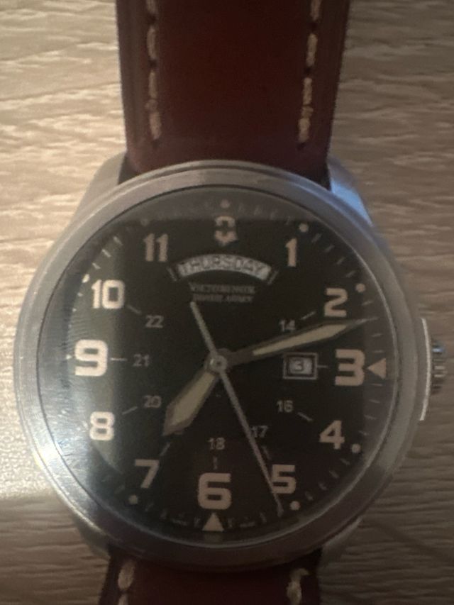 Reloj Victorinox Hombre Marrón/Negro