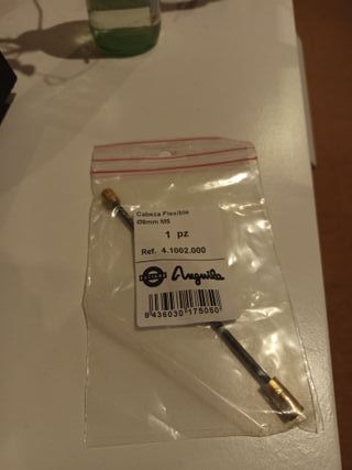 Pasacables flexible negro 8mm M5