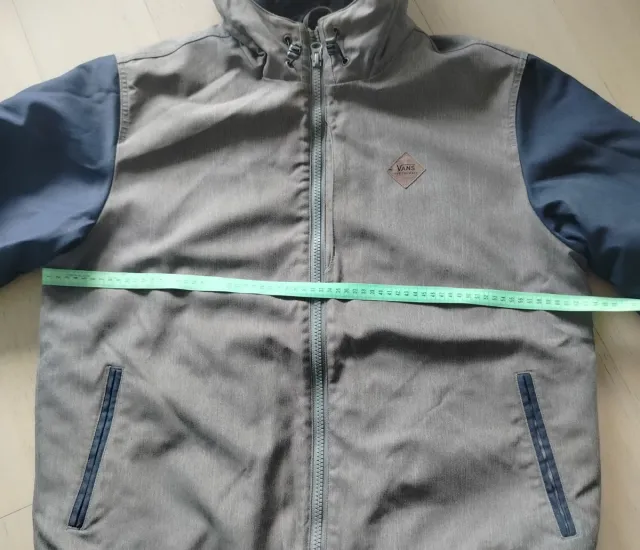 Chaqueta Vans Invierno Gris y Azul