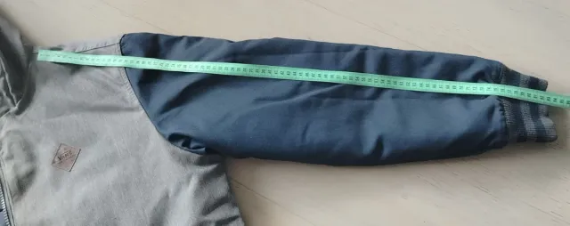 Chaqueta Vans Invierno Gris y Azul