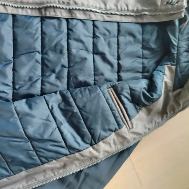 Chaqueta Vans Invierno Gris y Azul