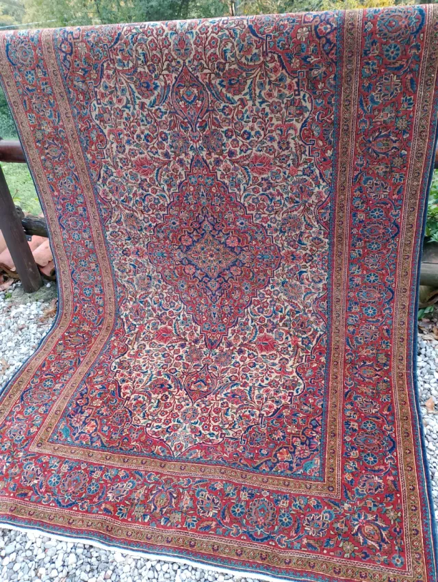 Tappeto Persiano Kashan Antico scuola atelier Dabi