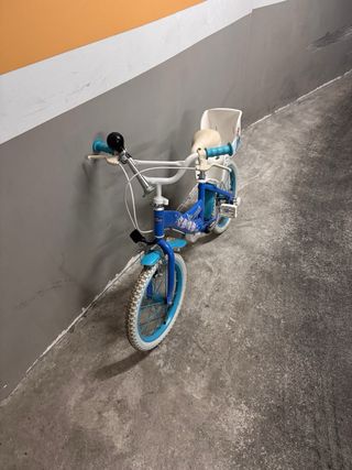 Bicicleta Frozen Azul Niña